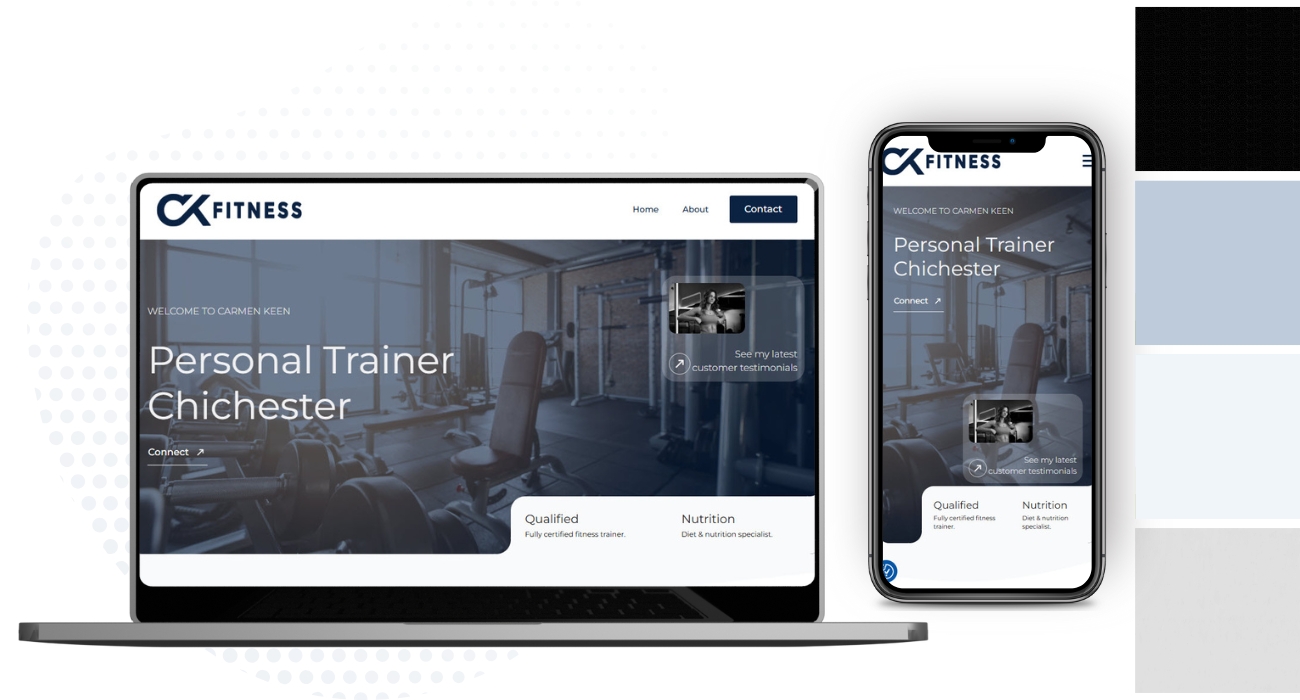 ck fitness personal trainer website