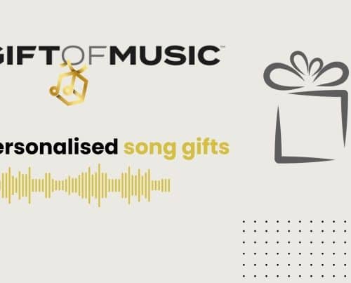 gift of music website design