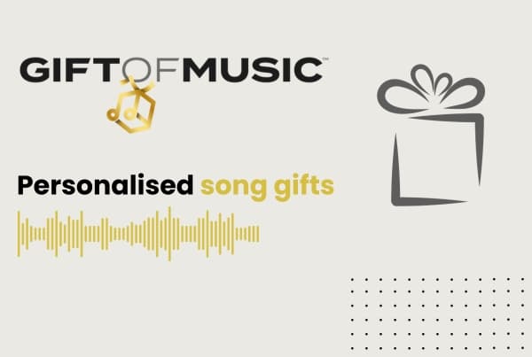 gift of music website design