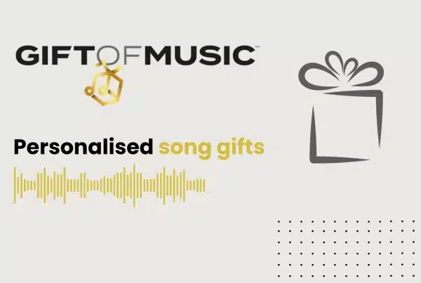 gift of music website design
