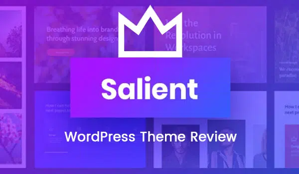 salient WordPress theme review